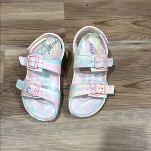 Cat & Jack Pink and Blue Sandals